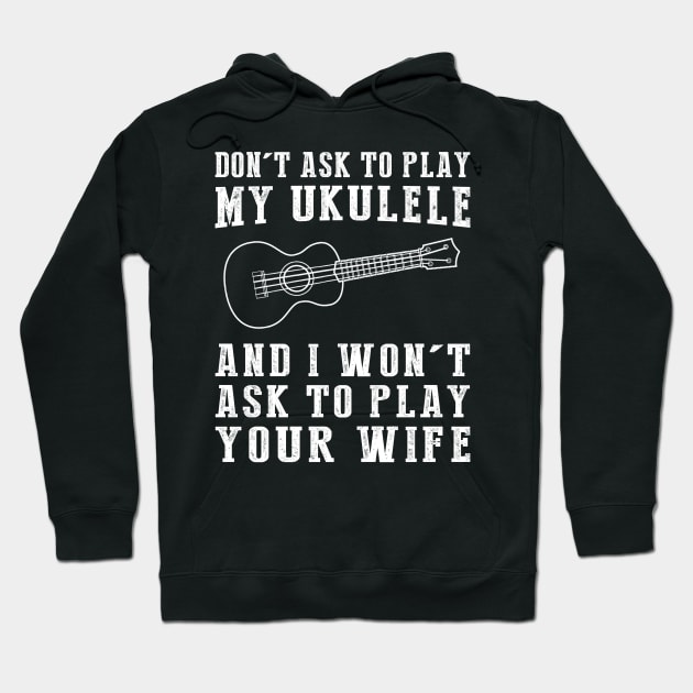 Ukulele Protocols T-Shirt Hoodie by MKGift